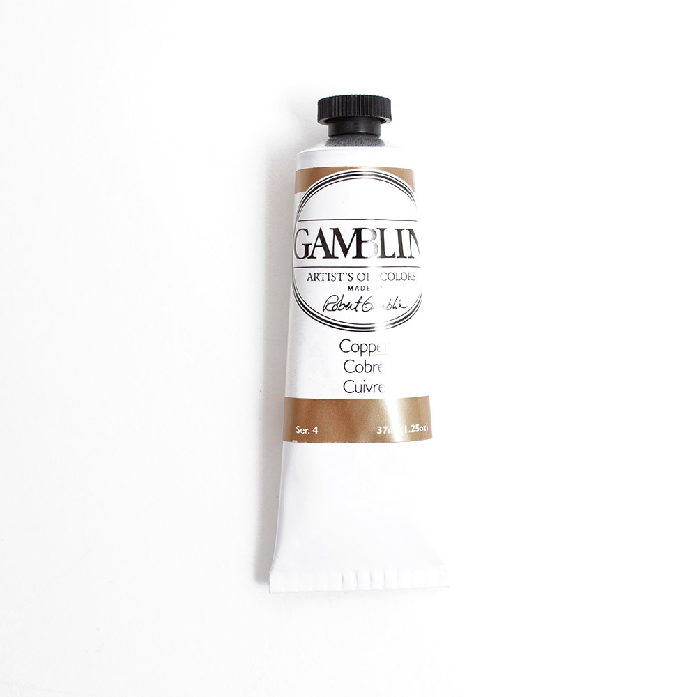 Gamblin, Oil, Art & School, Artist Grade, Paint, 37ml, 45670, Copper